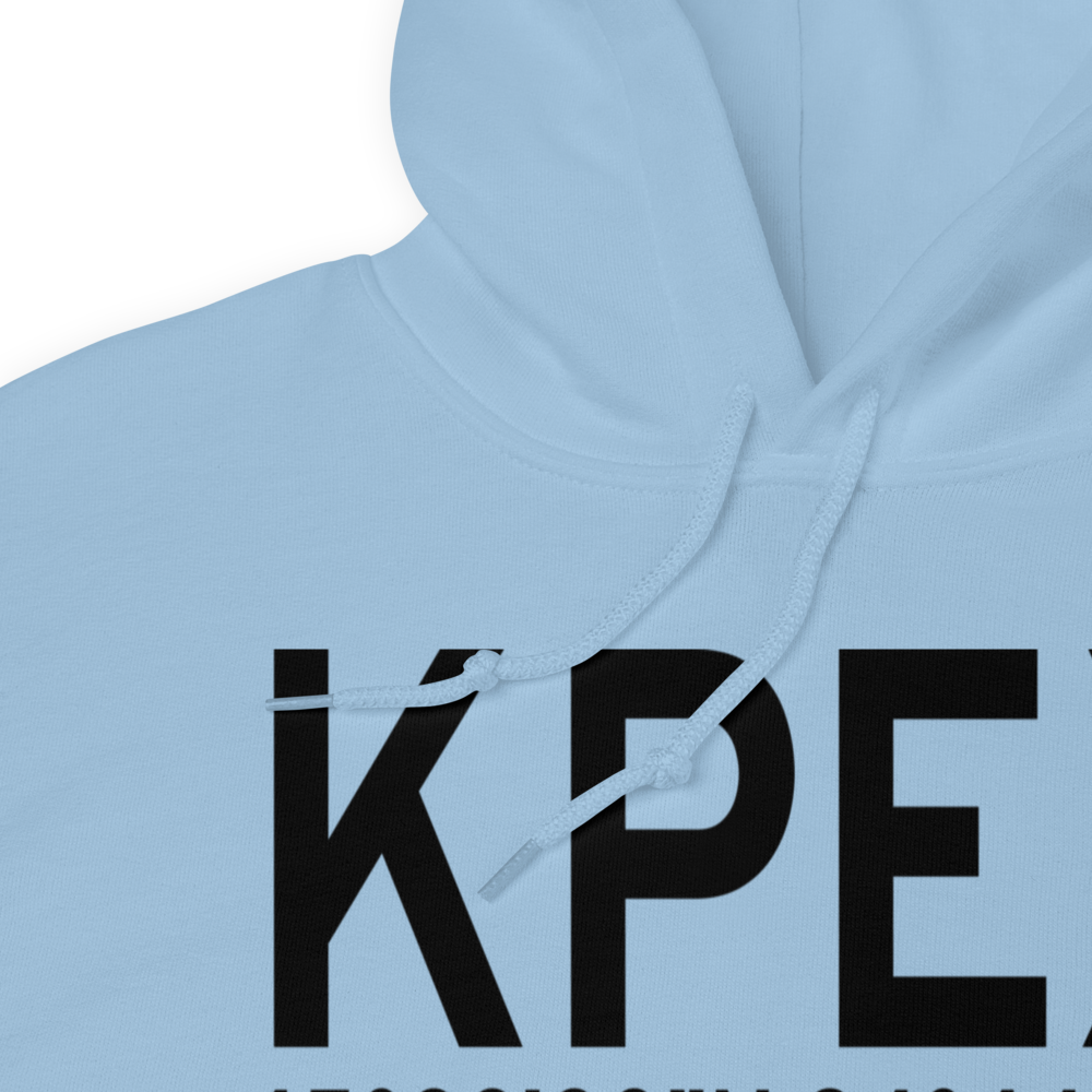Paynesville Municipal Airport (KPEX) ICAO Hoodie Sweatshirt 
