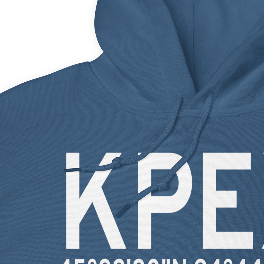 Paynesville Municipal Airport (KPEX) ICAO Hoodie Sweatshirt 