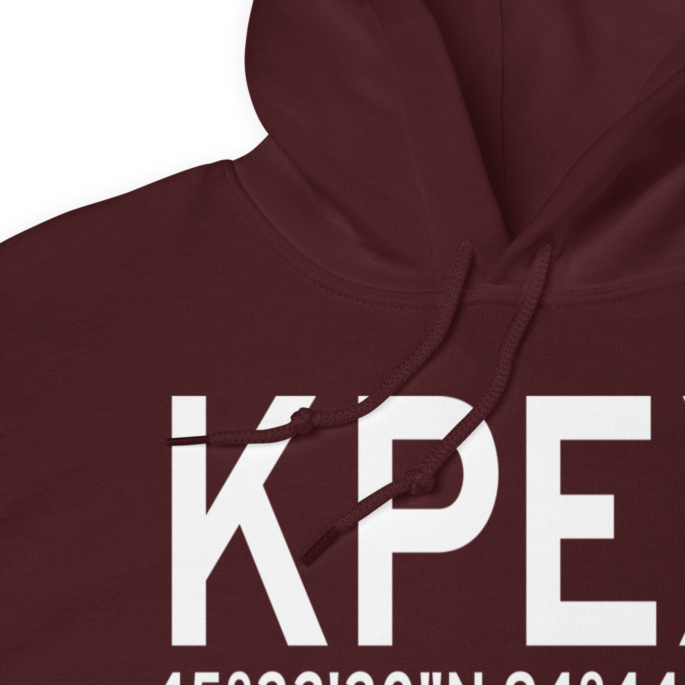 Paynesville Municipal Airport (KPEX) ICAO Hoodie Sweatshirt 