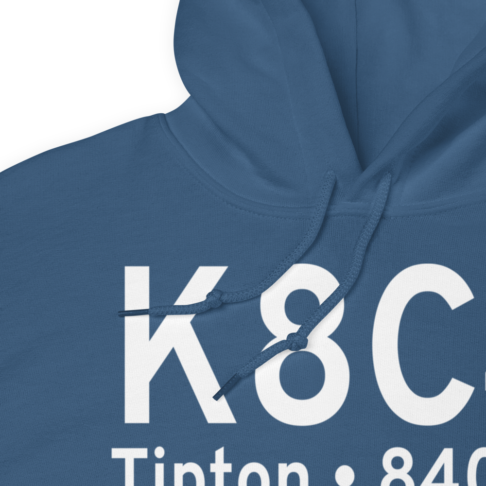 Mathews Memorial Airport (K8C4) ICAO Hoodie Sweatshirt 