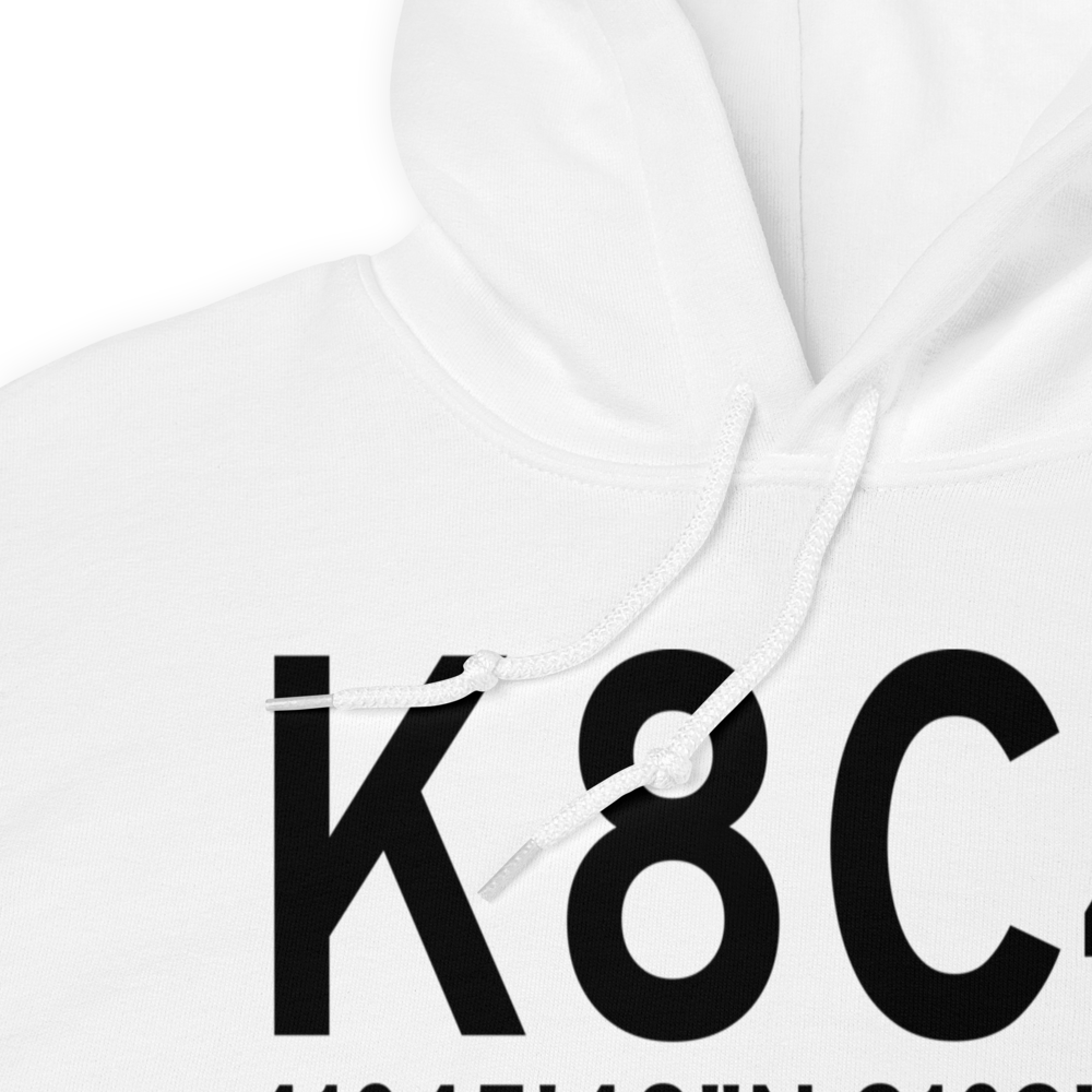 Mathews Memorial Airport (K8C4) ICAO Hoodie Sweatshirt 