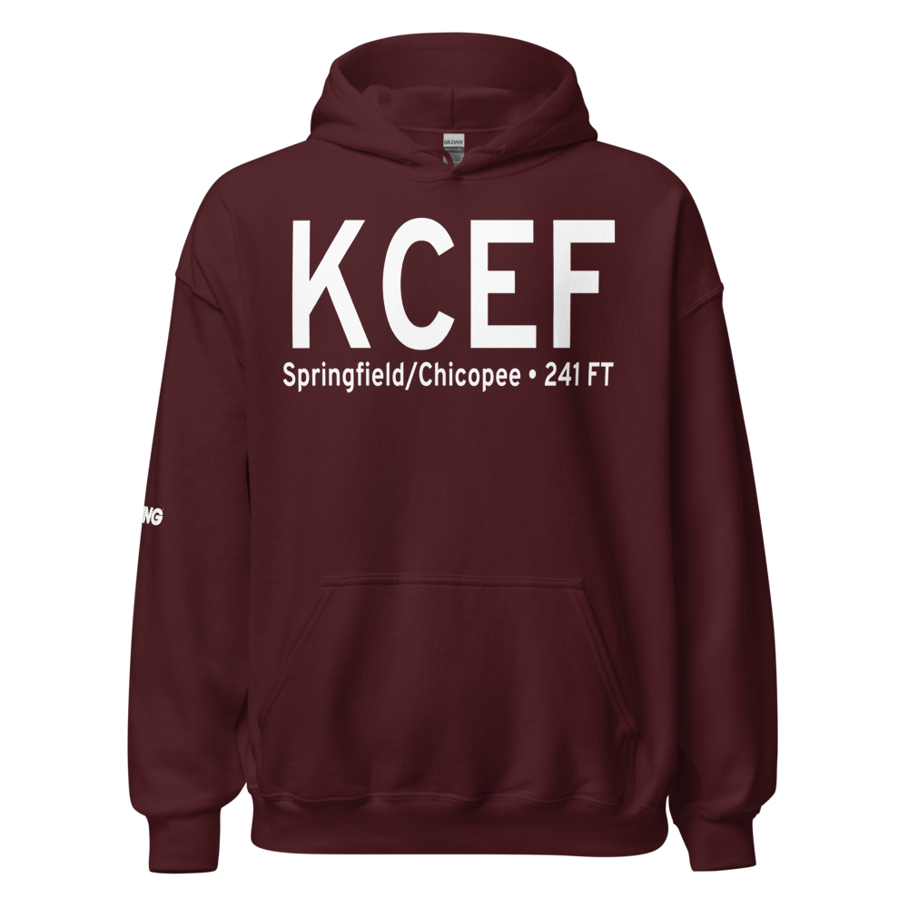 Westover ARB/Metropolitan Airport (KCEF) ICAO Hoodie Sweatshirt 