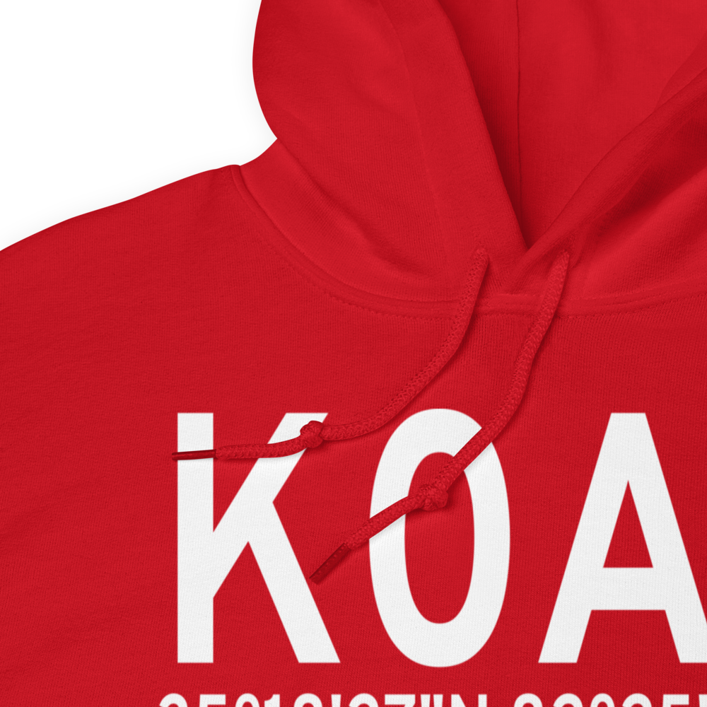 Hendersonville Airport (K0A7) ICAO Hoodie Sweatshirt 