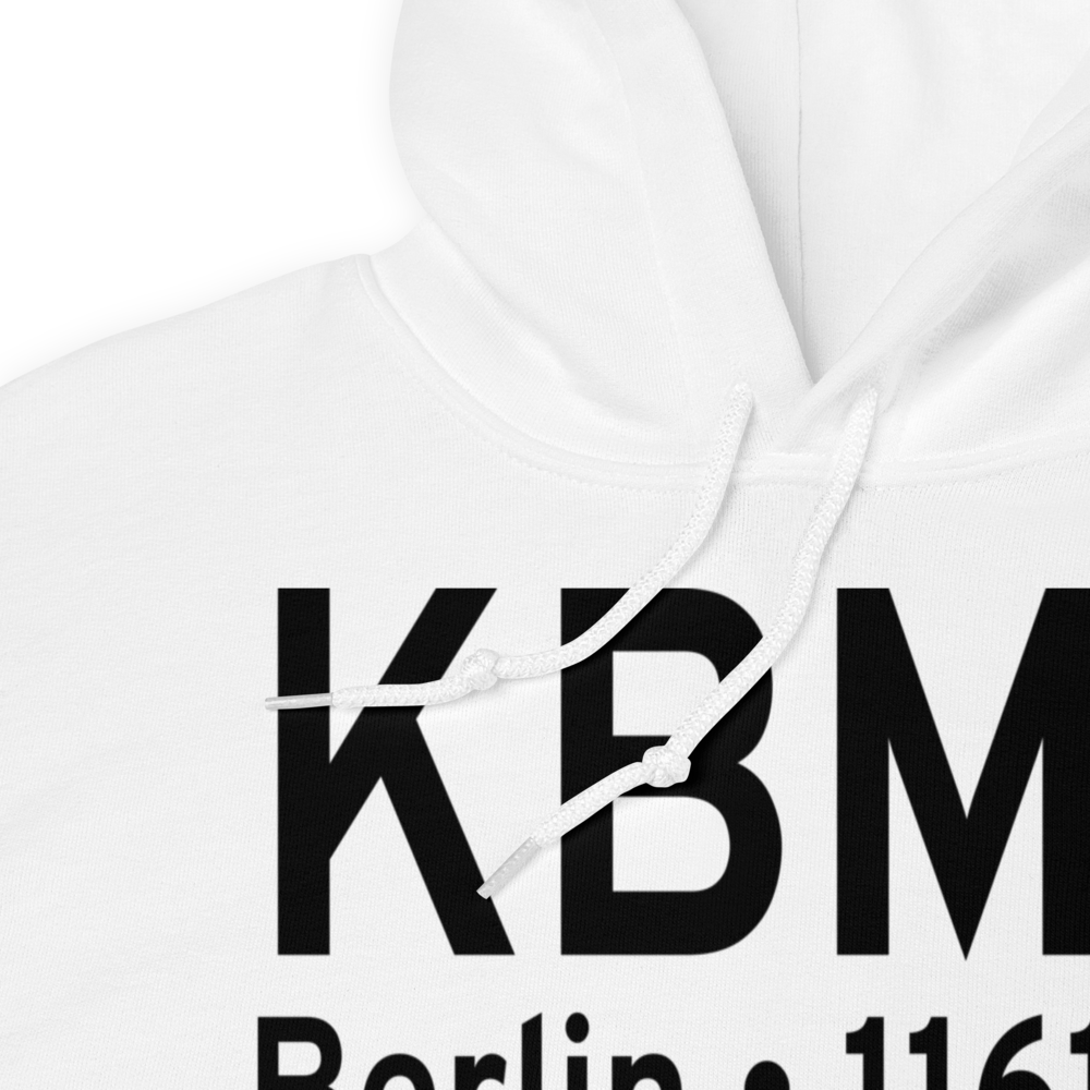 Berlin Regional Airport (KBML) ICAO Hoodie Sweatshirt 