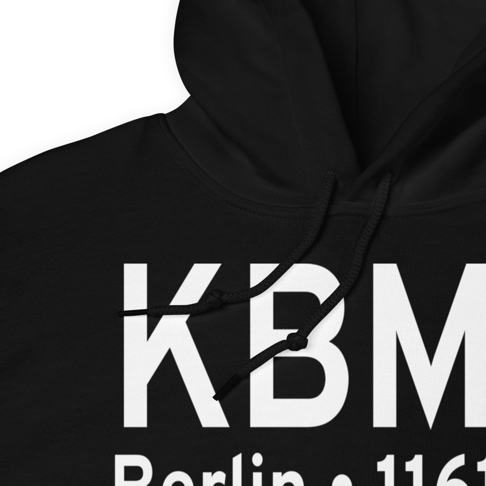 Berlin Regional Airport (KBML) ICAO Hoodie Sweatshirt 