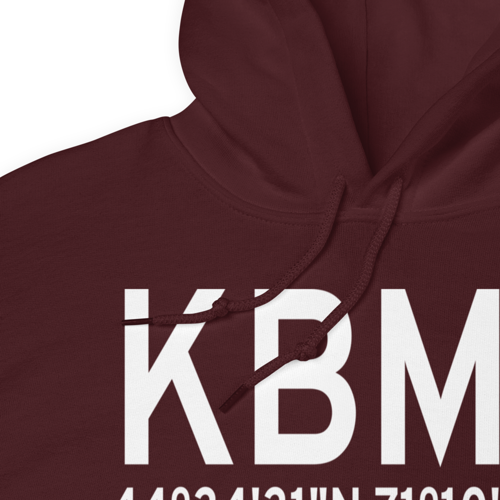 Berlin Regional Airport (KBML) ICAO Hoodie Sweatshirt 