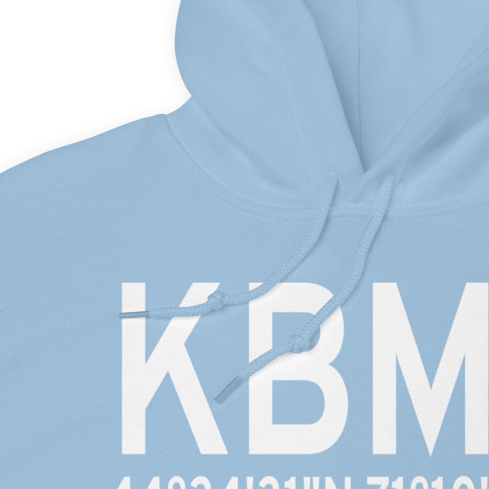 Berlin Regional Airport (KBML) ICAO Hoodie Sweatshirt 