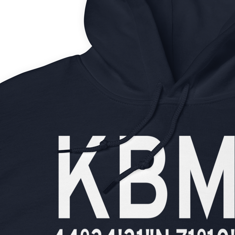 Berlin Regional Airport (KBML) ICAO Hoodie Sweatshirt 