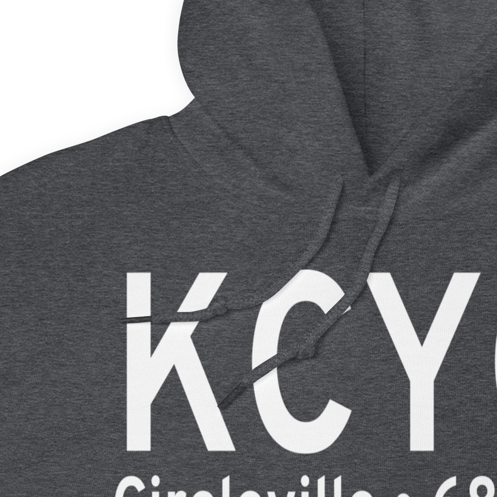 Pickaway County Memorial Airport (KCYO) ICAO Hoodie Sweatshirt 