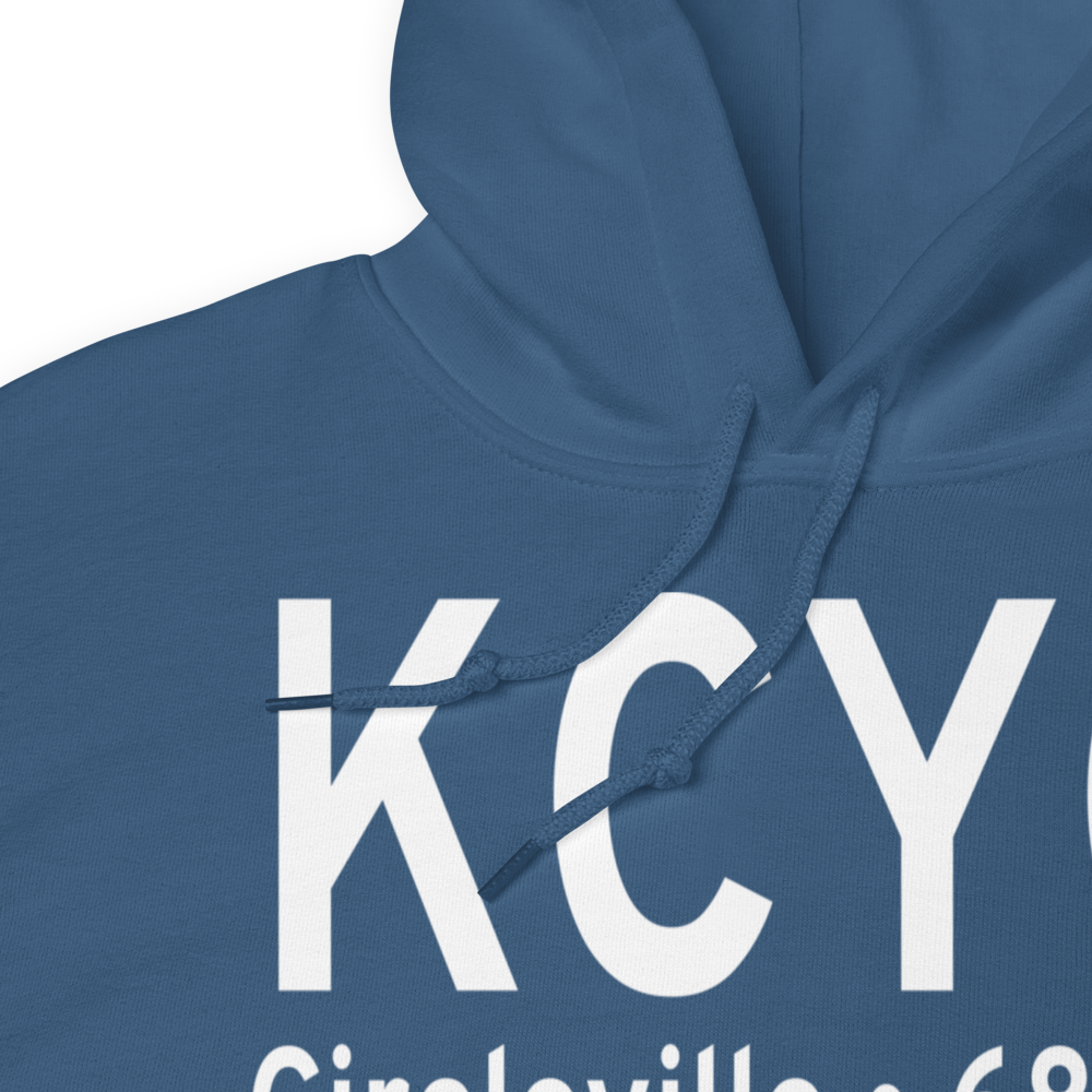 Pickaway County Memorial Airport (KCYO) ICAO Hoodie Sweatshirt 