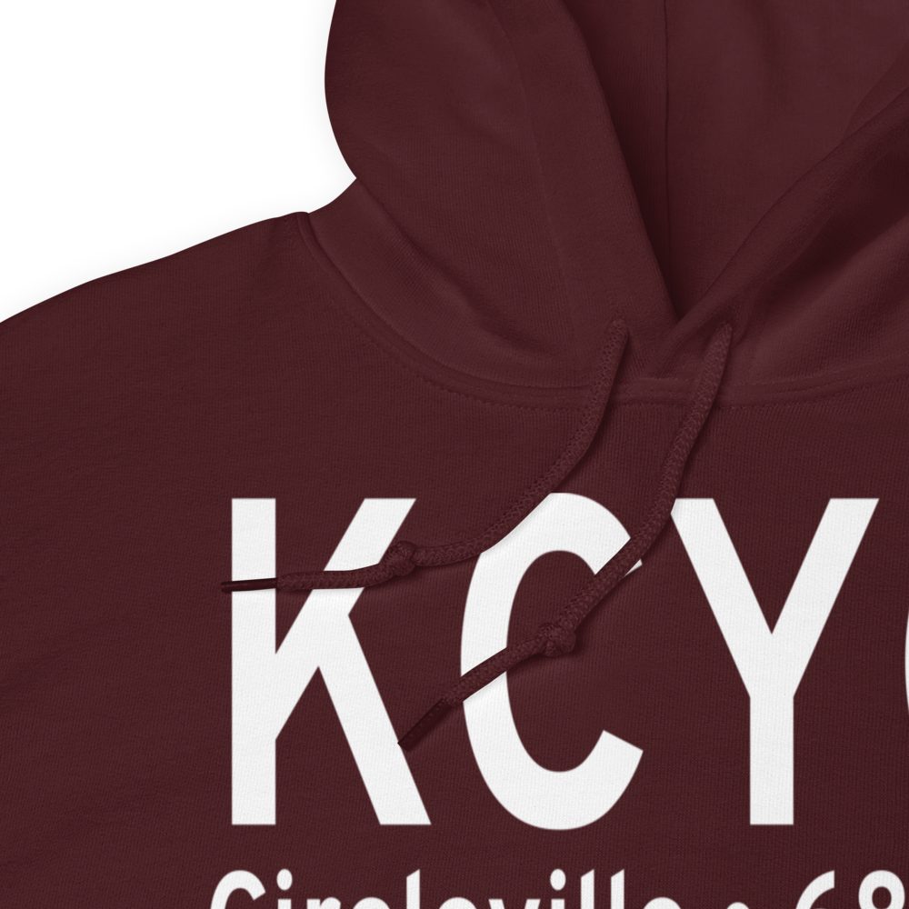 Pickaway County Memorial Airport (KCYO) ICAO Hoodie Sweatshirt 