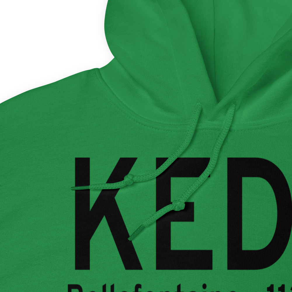 Bellefontaine Regional Airport (KEDJ) ICAO Hoodie Sweatshirt 