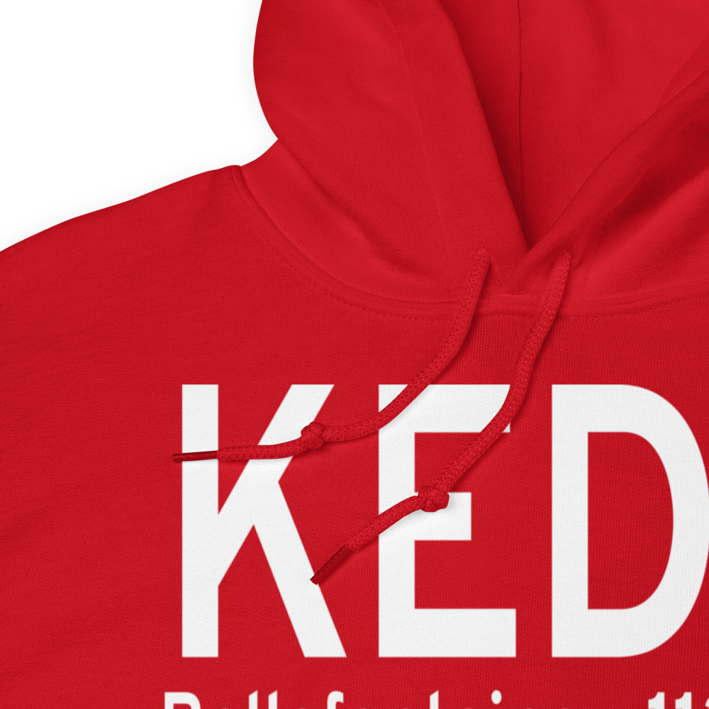 Bellefontaine Regional Airport (KEDJ) ICAO Hoodie Sweatshirt 