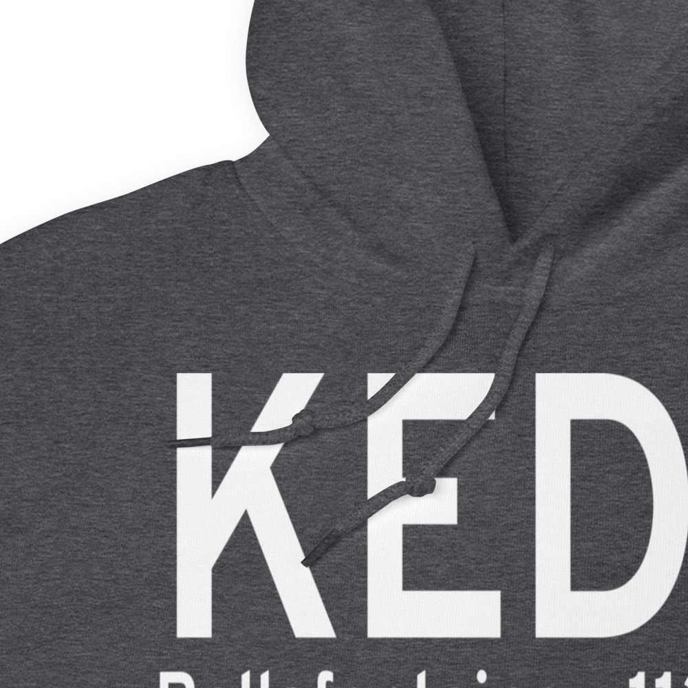 Bellefontaine Regional Airport (KEDJ) ICAO Hoodie Sweatshirt 