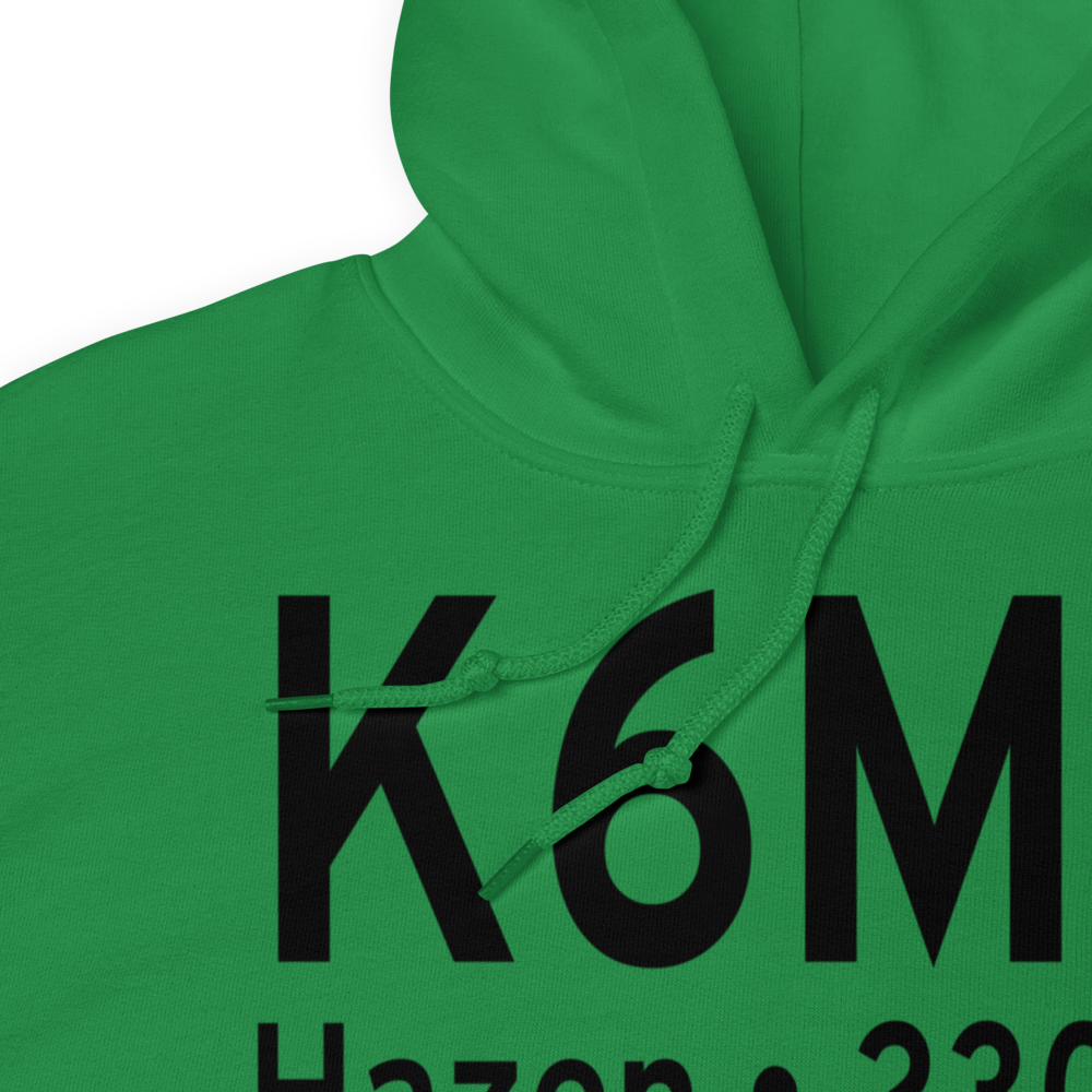 Hazen Municipal Airport (K6M0) ICAO Hoodie Sweatshirt 