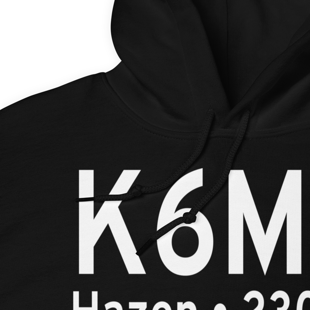 Hazen Municipal Airport (K6M0) ICAO Hoodie Sweatshirt 