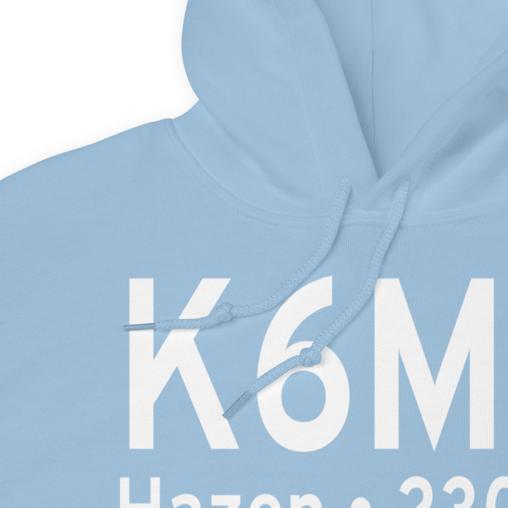 Hazen Municipal Airport (K6M0) ICAO Hoodie Sweatshirt 