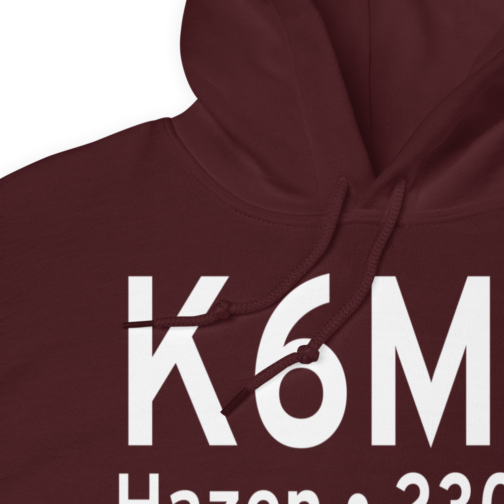 Hazen Municipal Airport (K6M0) ICAO Hoodie Sweatshirt 