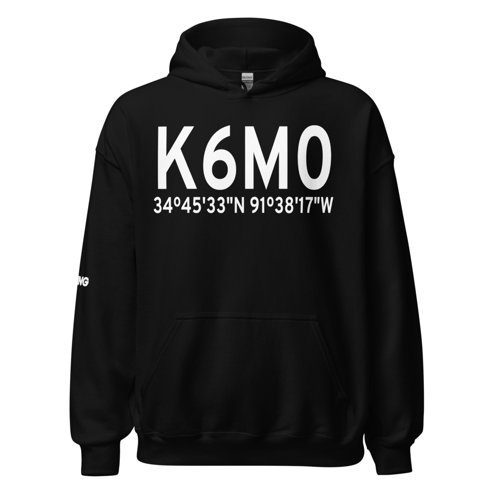 Hazen Municipal Airport (K6M0) ICAO Hoodie Sweatshirt 