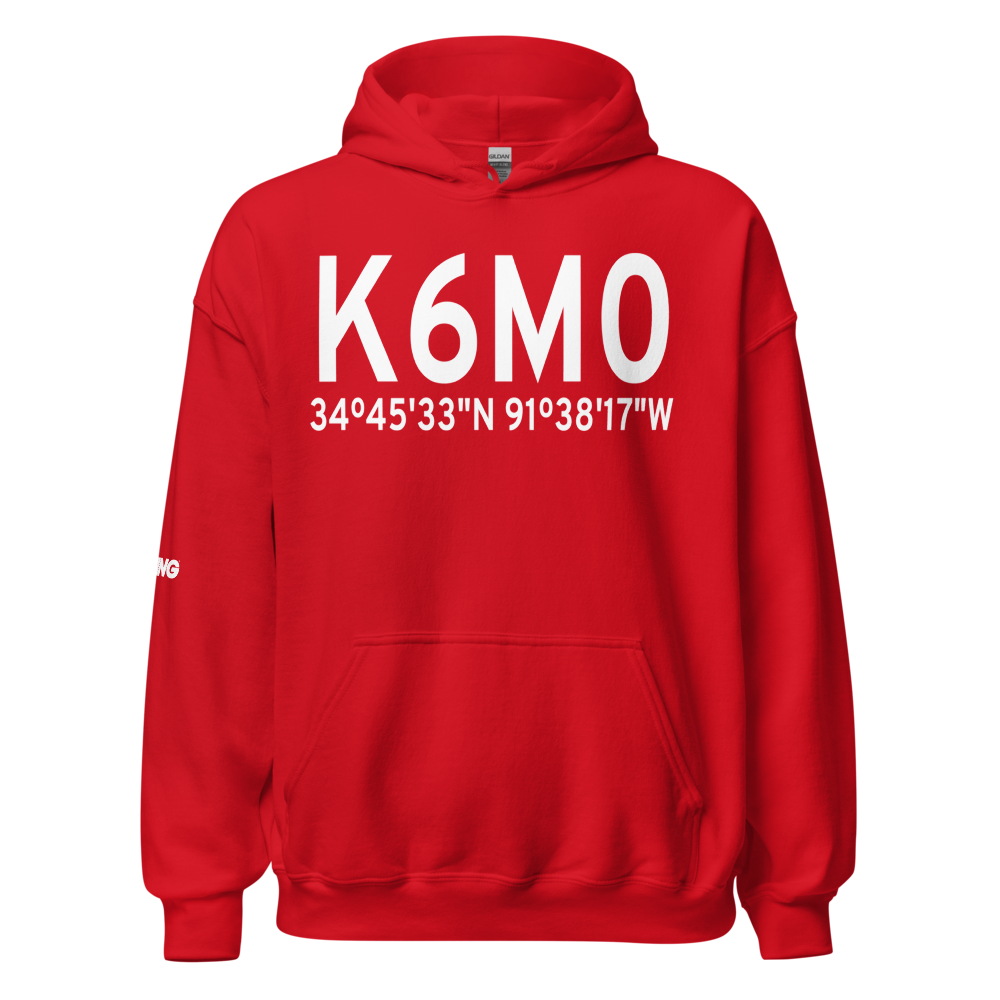 Hazen Municipal Airport (K6M0) ICAO Hoodie Sweatshirt 