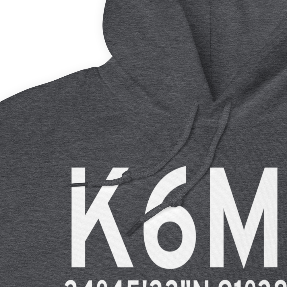 Hazen Municipal Airport (K6M0) ICAO Hoodie Sweatshirt 