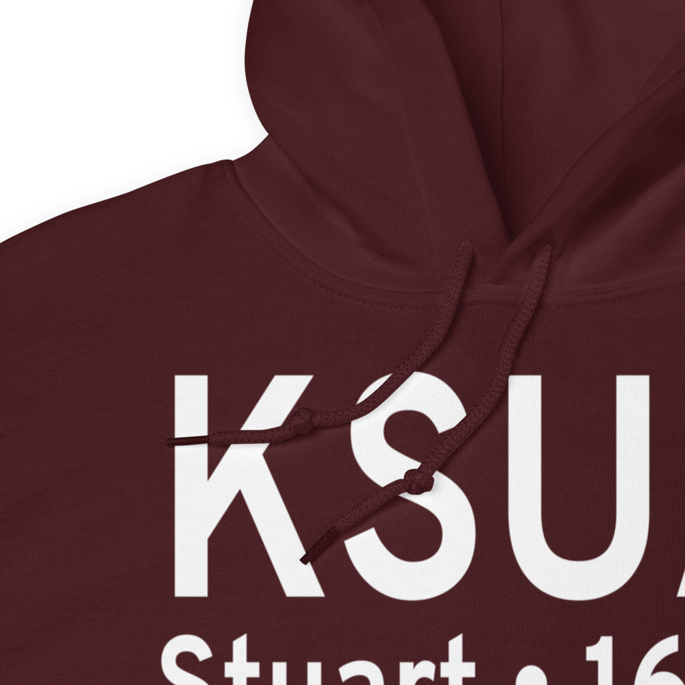 Witham Field (KSUA) ICAO Hoodie Sweatshirt 