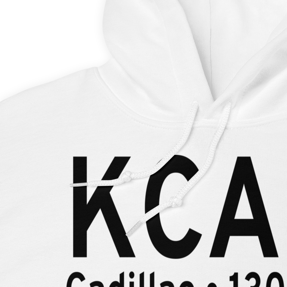 Wexford County Airport (KCAD) ICAO Hoodie Sweatshirt 