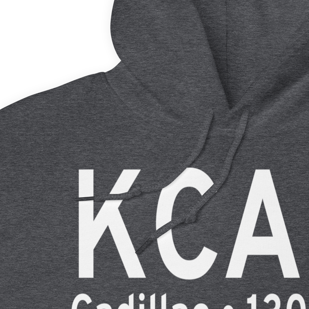 Wexford County Airport (KCAD) ICAO Hoodie Sweatshirt 