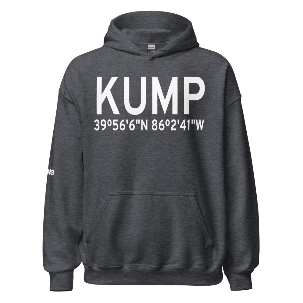 Indianapolis Metropolitan Airport (KUMP) ICAO Hoodie Sweatshirt 