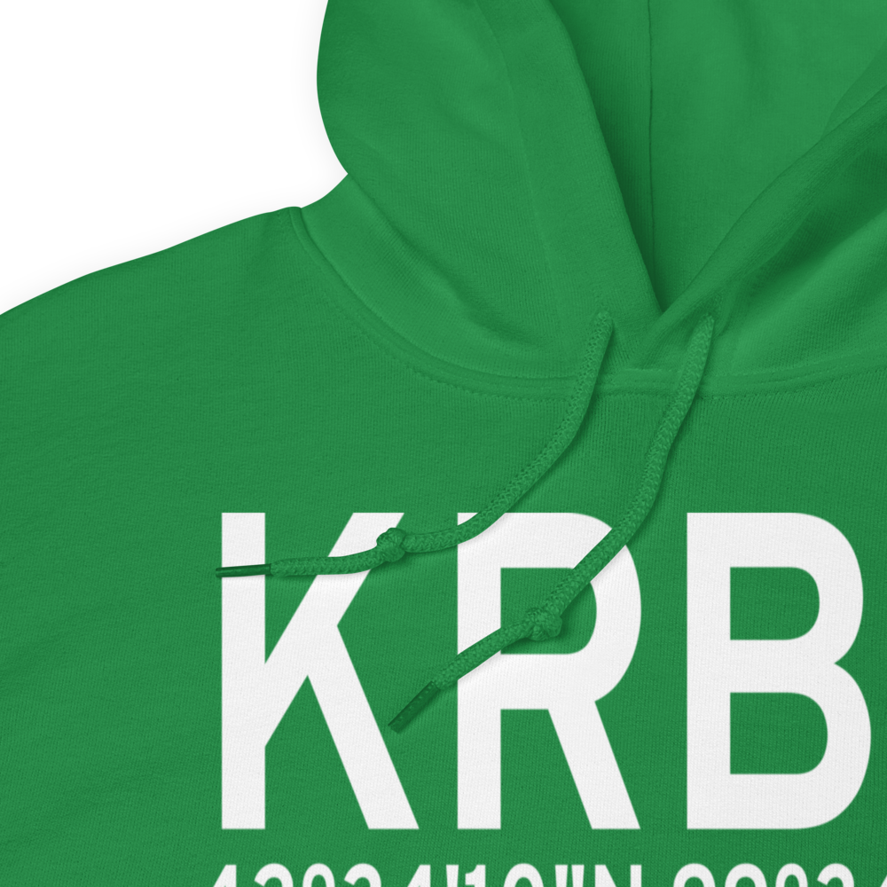 Rock County Airport (KRBE) ICAO Hoodie Sweatshirt 