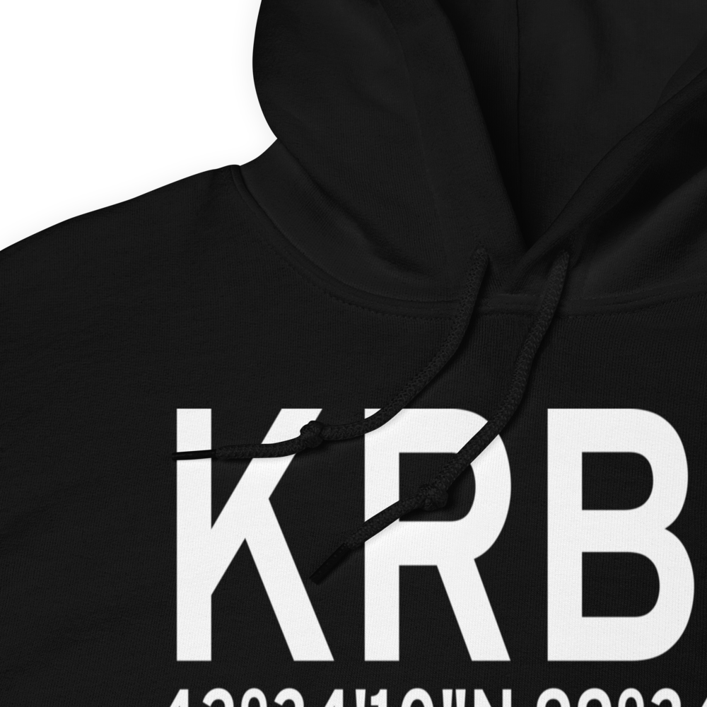 Rock County Airport (KRBE) ICAO Hoodie Sweatshirt 