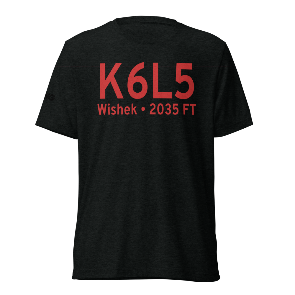 Wishek Municipal Airport (K6L5) ICAO Tri-blend T-Shirt 