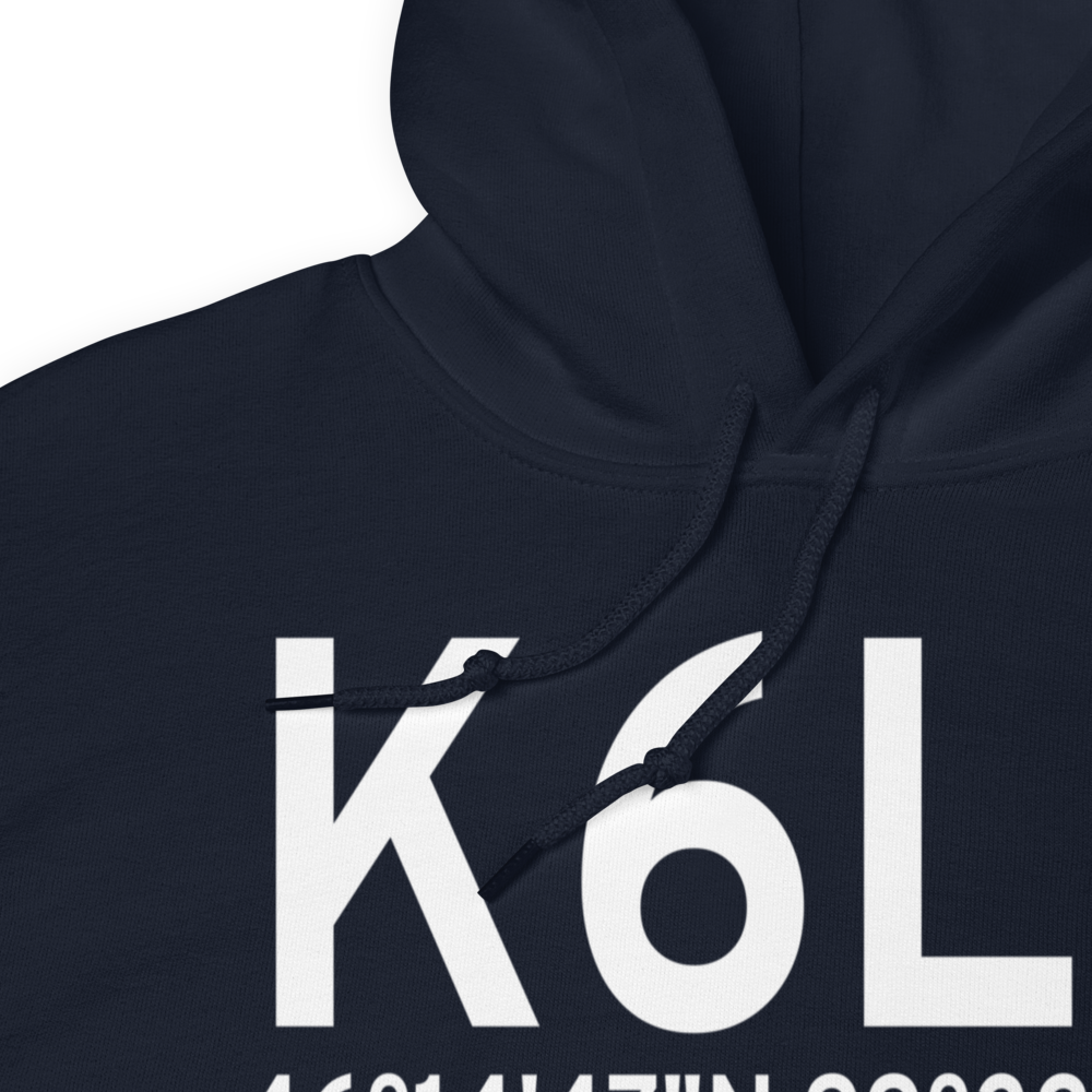 Wishek Municipal Airport (K6L5) ICAO Hoodie Sweatshirt 