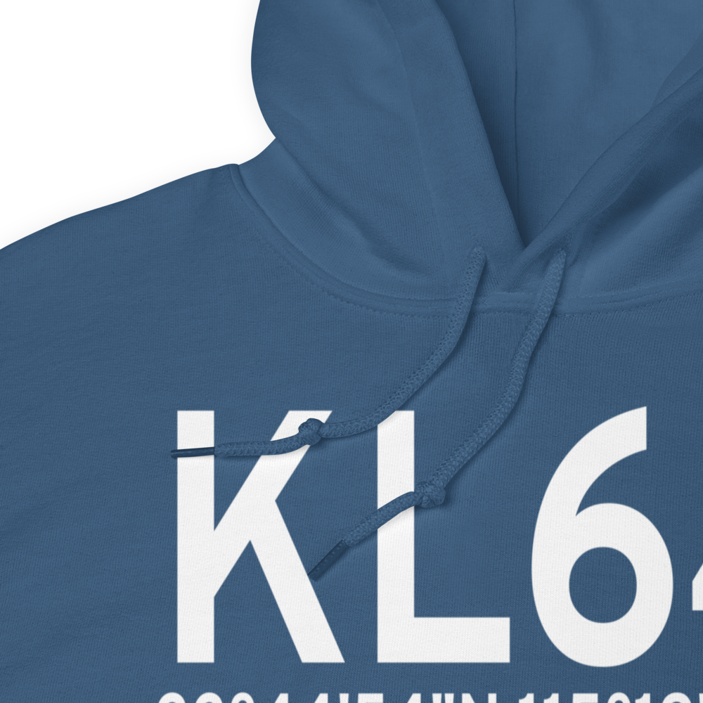 Desert Center Airport (KL64) ICAO Hoodie Sweatshirt 