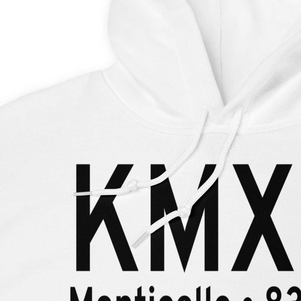 Monticello Regional Airport (KMXO) ICAO Hoodie Sweatshirt 
