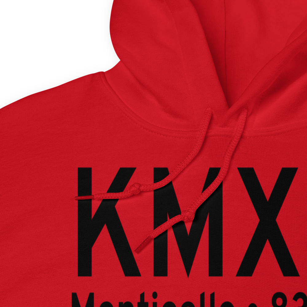 Monticello Regional Airport (KMXO) ICAO Hoodie Sweatshirt 