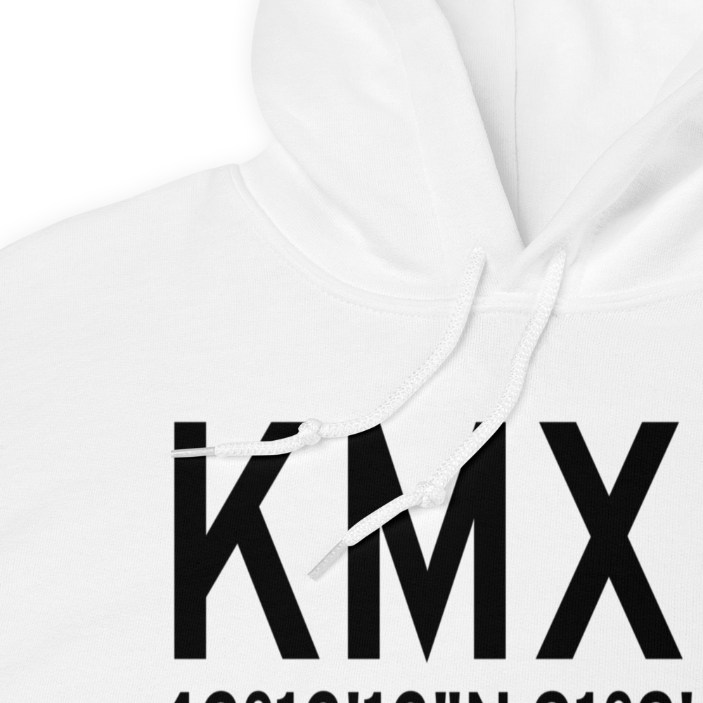 Monticello Regional Airport (KMXO) ICAO Hoodie Sweatshirt 