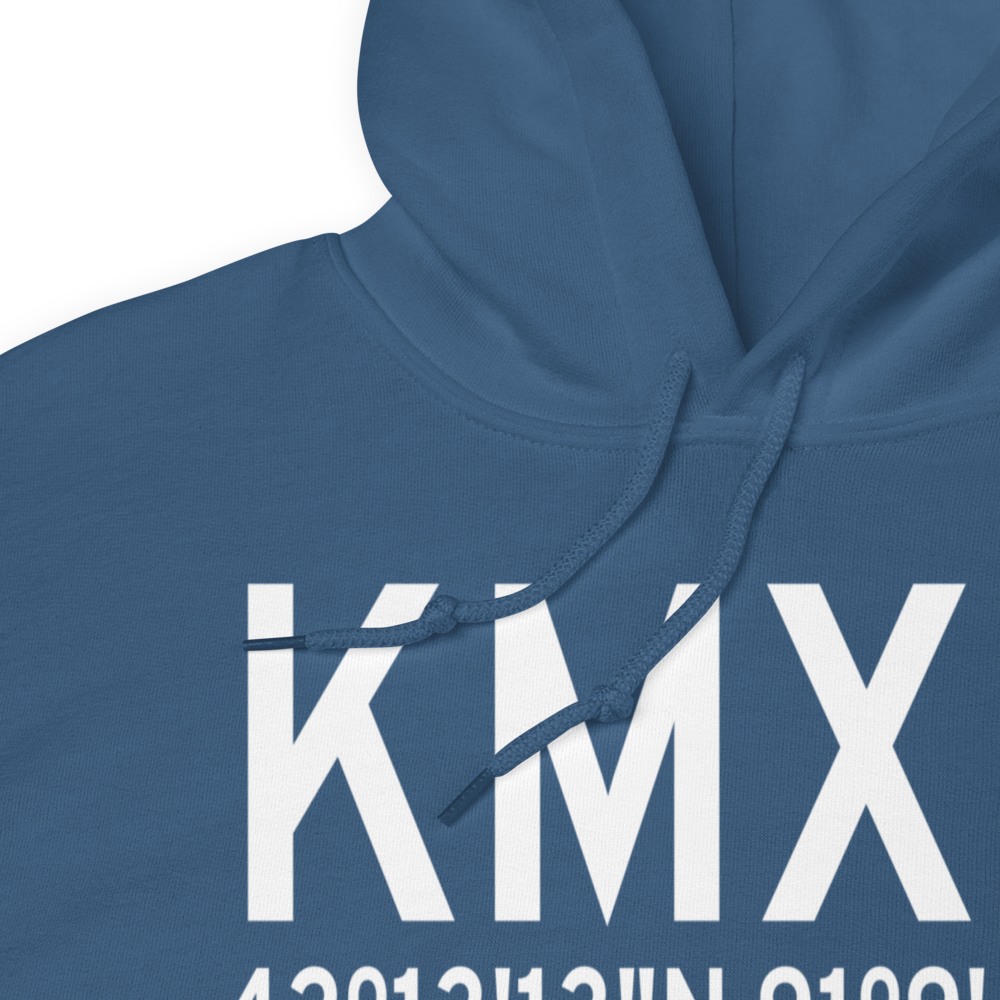 Monticello Regional Airport (KMXO) ICAO Hoodie Sweatshirt 