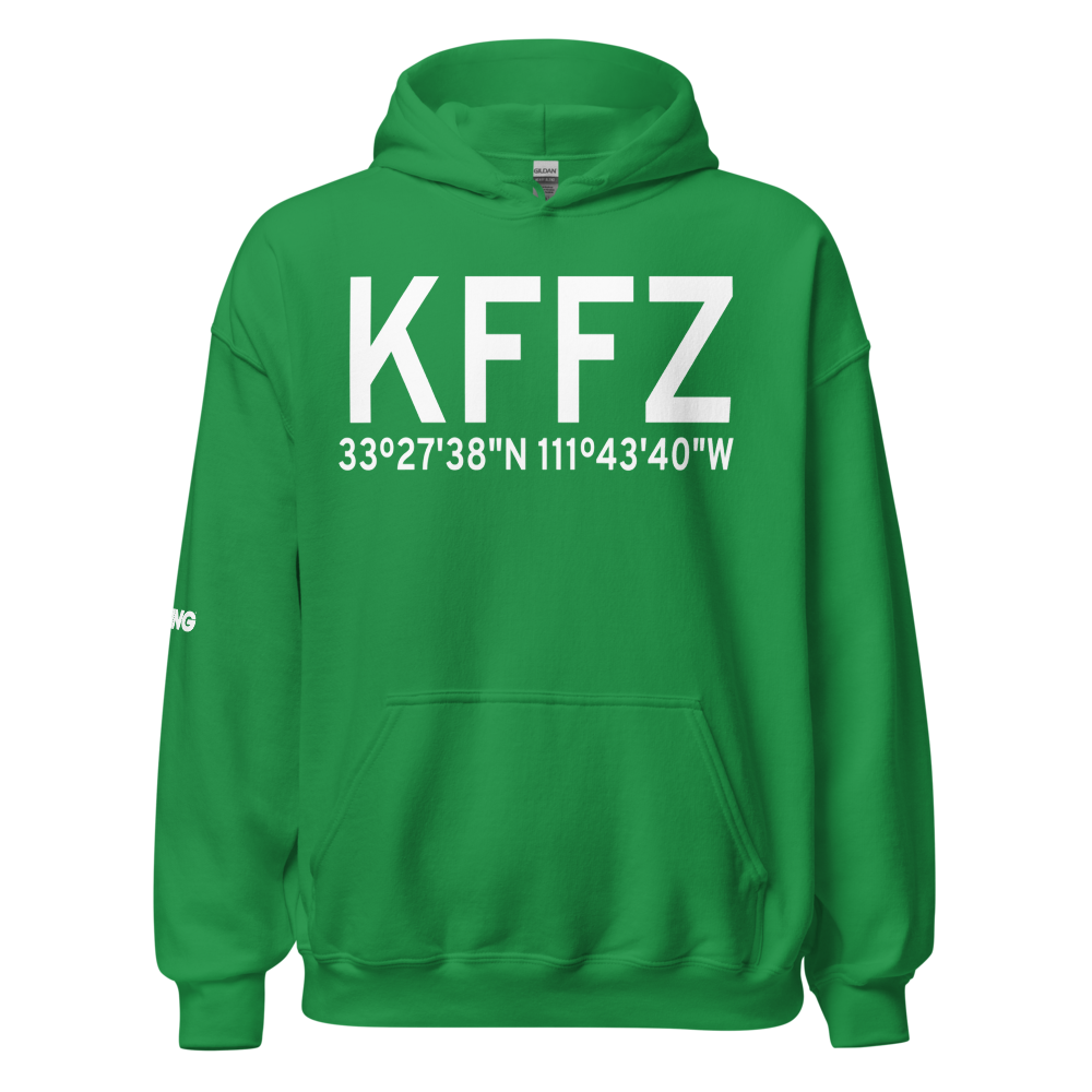 Falcon Field (KFFZ) ICAO Hoodie Sweatshirt 