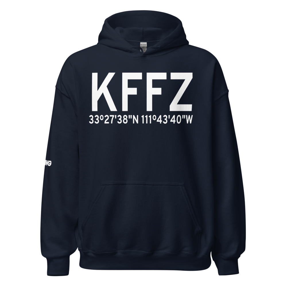 Falcon Field (KFFZ) ICAO Hoodie Sweatshirt 