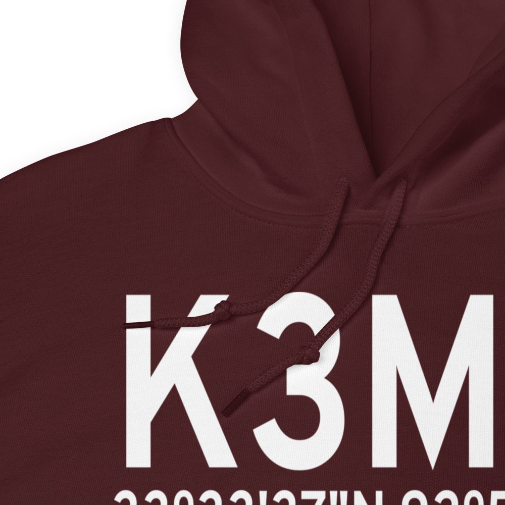 Warren Municipal Airport (K3M9) ICAO Hoodie Sweatshirt 