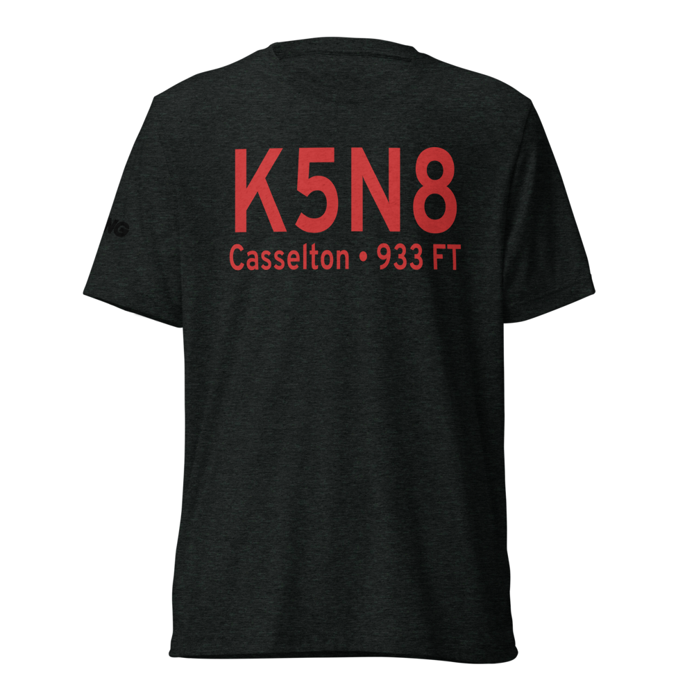 Casselton Robert Miller Regional Airport (K5N8) ICAO Tri-blend T-Shirt 