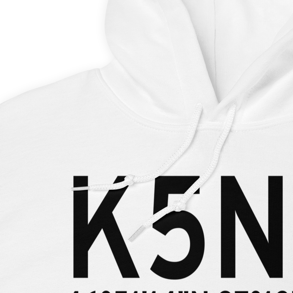 Casselton Robert Miller Regional Airport (K5N8) ICAO Hoodie Sweatshirt 
