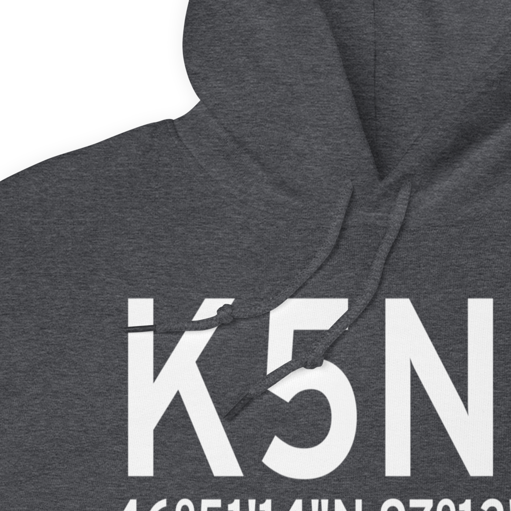 Casselton Robert Miller Regional Airport (K5N8) ICAO Hoodie Sweatshirt 