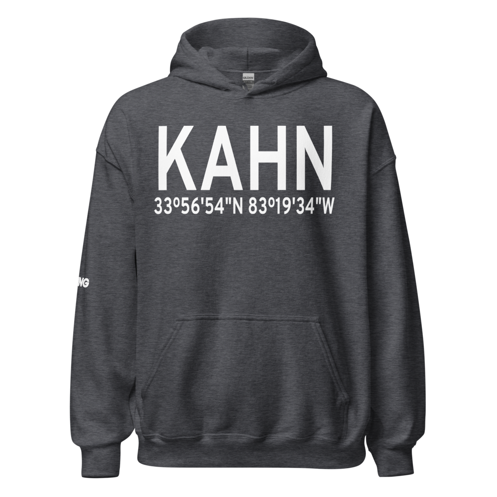 Athens Ben Epps Airport (KAHN) ICAO Hoodie Sweatshirt 
