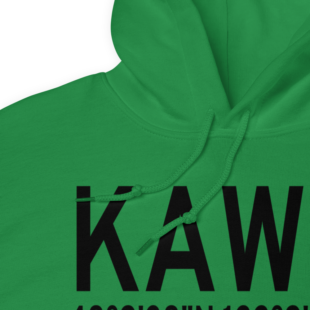 Arlington Municipal Airport (KAWO) ICAO Hoodie Sweatshirt 