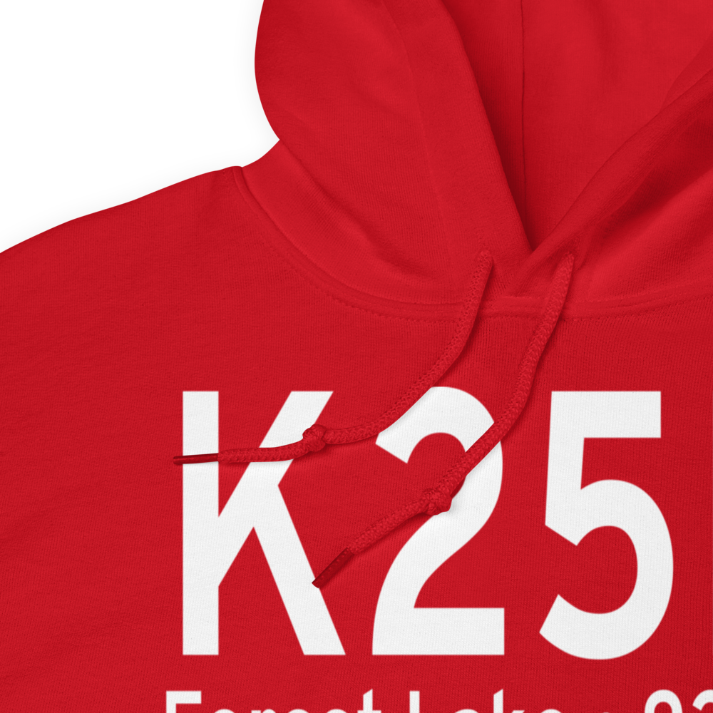 Forest Lake Airport (K25D) ICAO Hoodie Sweatshirt 