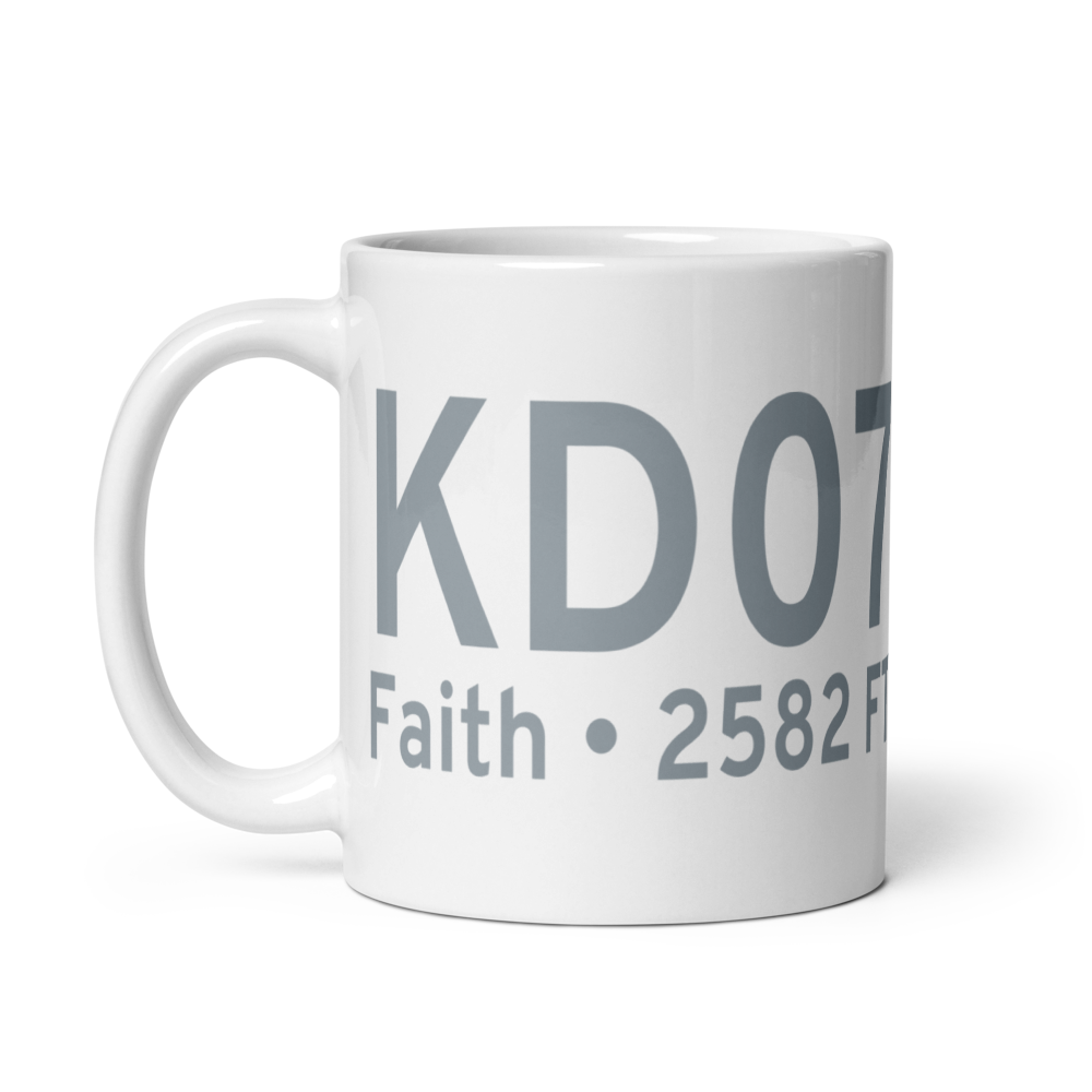 Faith Municipal Airport (KD07) ICAO Mug 