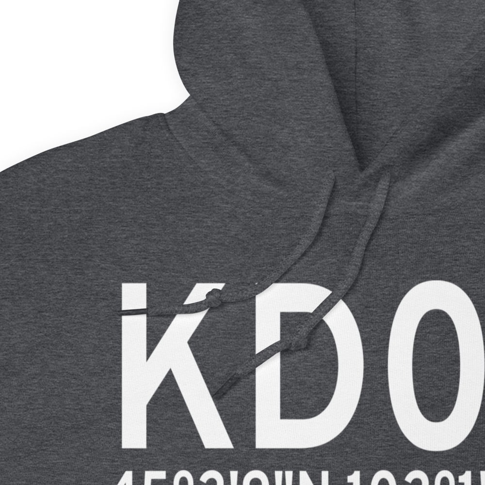 Faith Municipal Airport (KD07) ICAO Hoodie Sweatshirt 