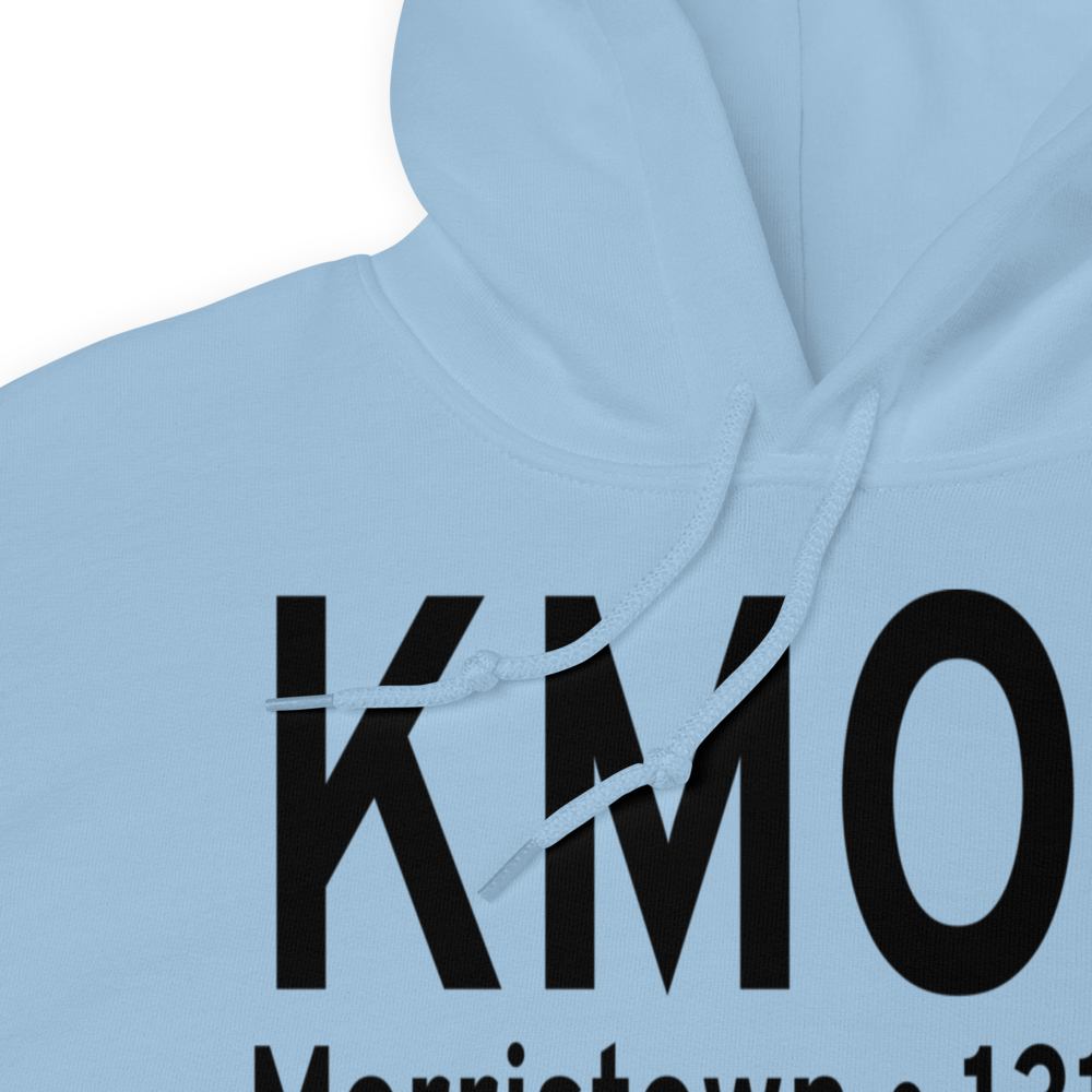 Moore Murrell Airport (KMOR) ICAO Hoodie Sweatshirt 